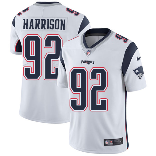 Nike Patriots #92 James Harrison White Youth Stitched NFL Vapor Untouchable Limited Jersey - Click Image to Close